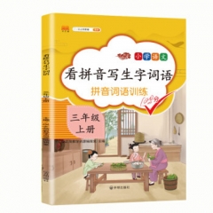看拼音写生字词语 三年级上册 专项训练小学教辅 小学三年级语文