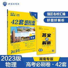 2023版 高考必刷卷 42套 物理（湖南专用） 新华书店正版图书