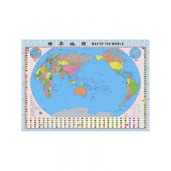 世界地图（全开 袋装） 中国地图出版社 新华书店正版图书