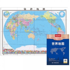 世界地图（超全开 袋装） 中国地图出版社 新华书店正版图书